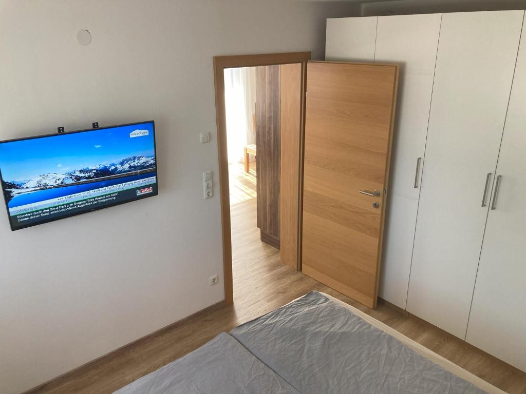 Posteľ alebo postele v izbe v ubytovaní Ferienwohnung Brandtner Leogang