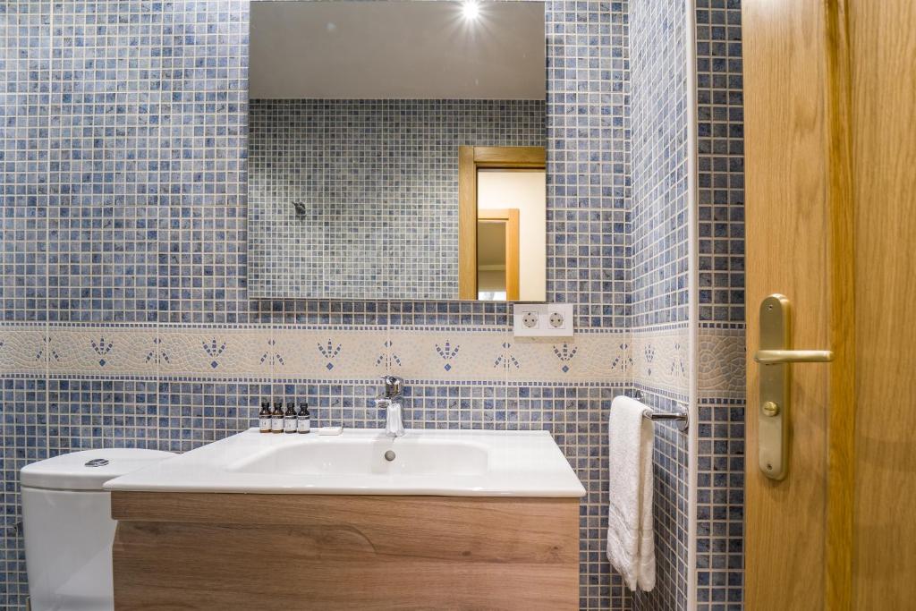 Koupelna v ubytování Pleta de Soldeu Lodge