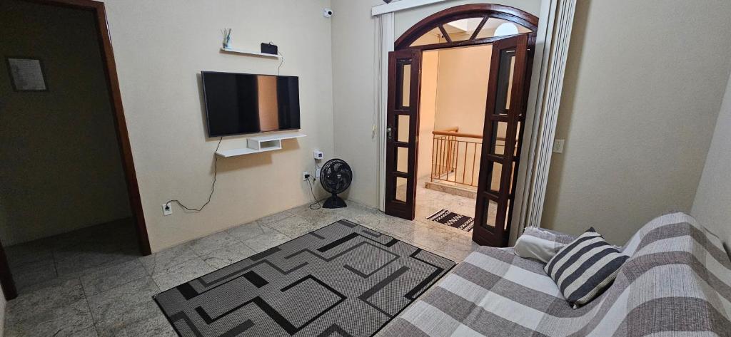 TV a/nebo společenská místnost v ubytování CAXU HOSTEL
