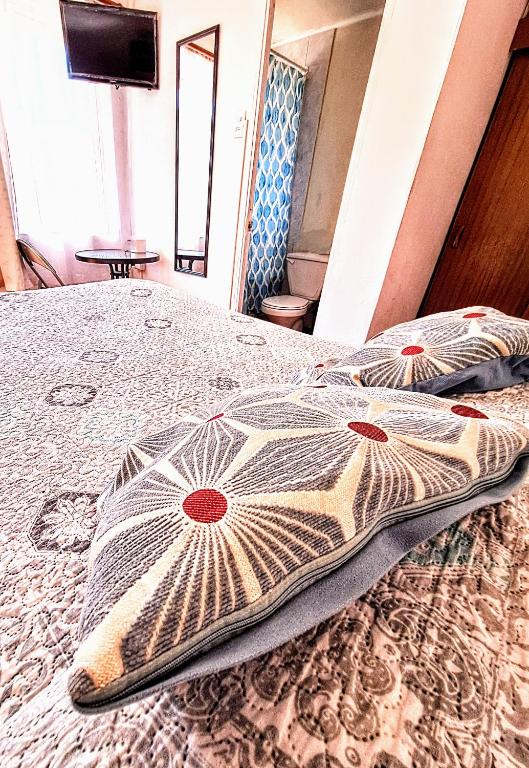 Postel nebo postele na pokoji v ubytování Habitacion y Baño Privado