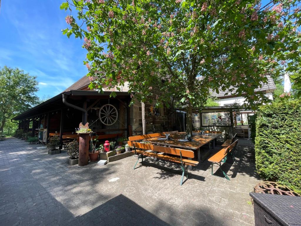 Zahrada ubytování Land-Gast-Hof WALKMÜHLE