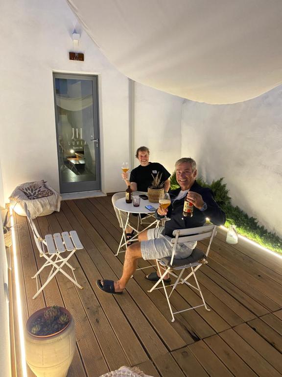 Posezení v ubytování LUVIA ROOMS SPA