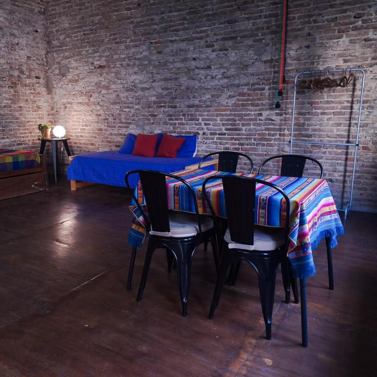Posezení v ubytování Loft amplio y luminoso con cochera