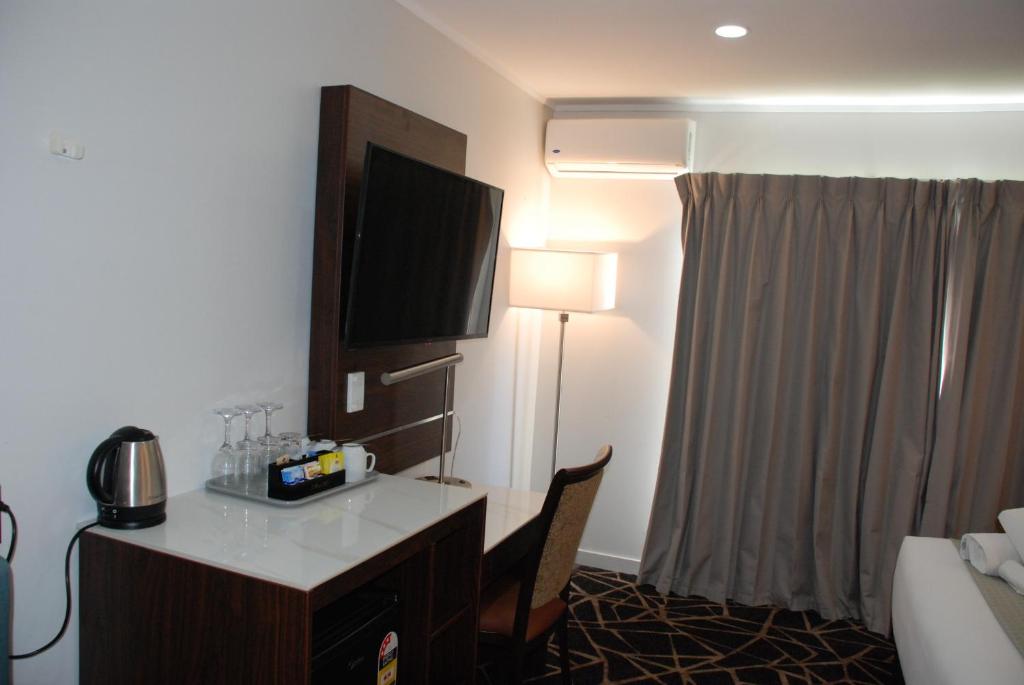 TV i/ili zabavni centar u objektu Auckland Airport Kiwi Hotel