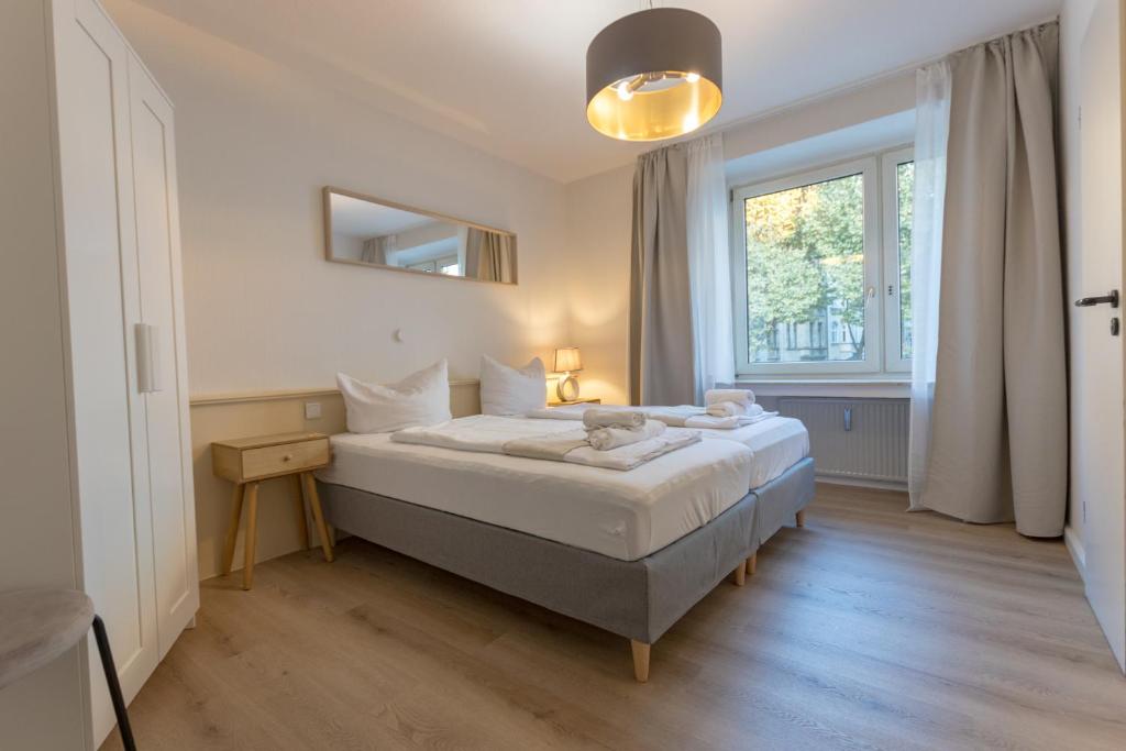Postel nebo postele na pokoji v ubytování Hotel Doerenkamp - Digital Access