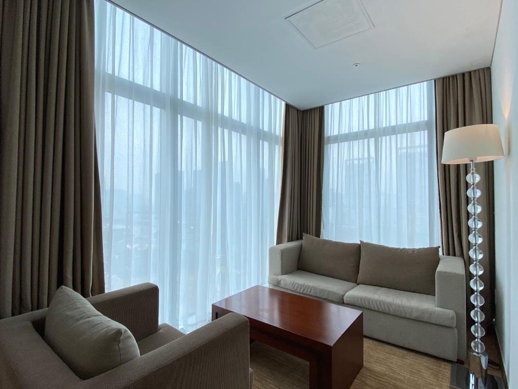 Posezení v ubytování Orakai Songdo Park Hotel
