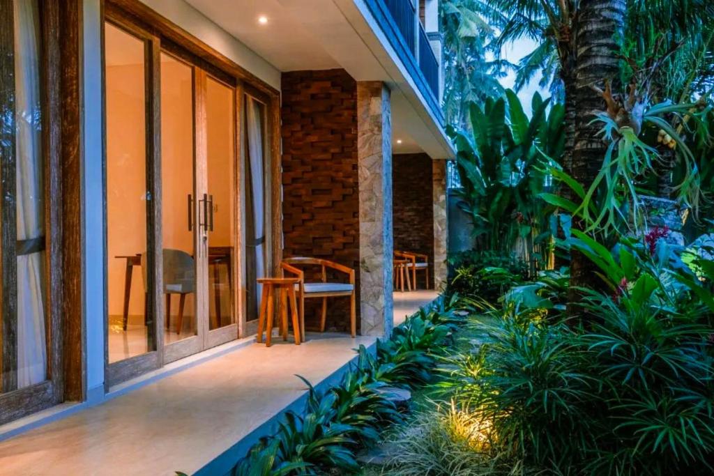 Zahrada ubytování Kahayana Suites Ubud