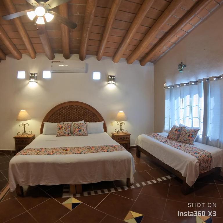 Casa Virgilios B&B - 阳台的三个房间