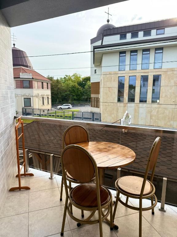 Balkón nebo terasa v ubytování Ресторан-Готель Шеркерт