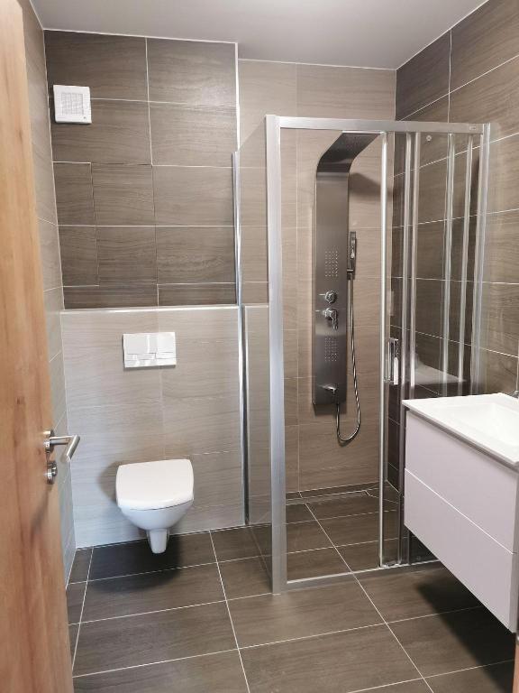 Koupelna v ubytování Apartmán AMALI Deluxe
