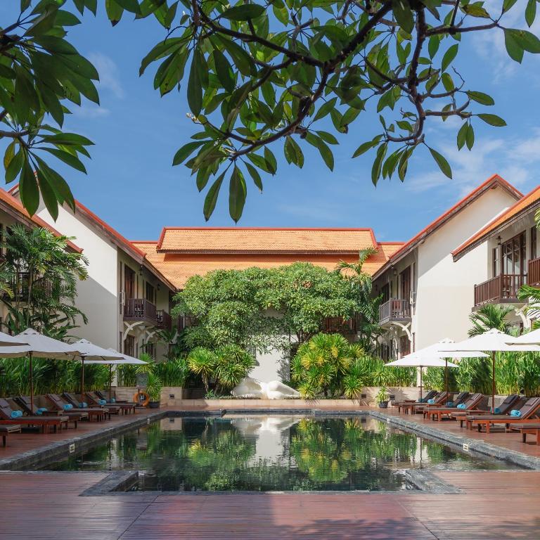 Bazén v ubytování Anantara Angkor Resort nebo v jeho okolí