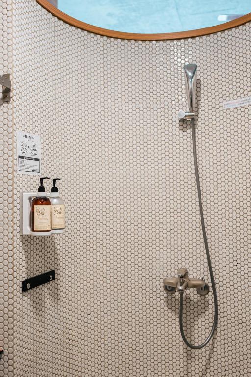 A bathroom at The Light