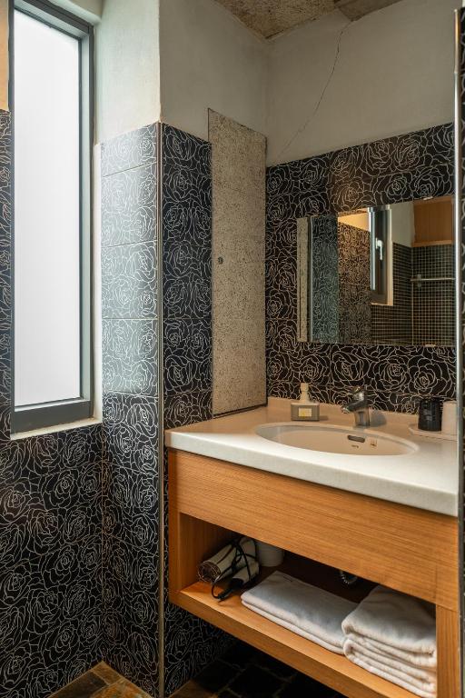 A bathroom at The Light
