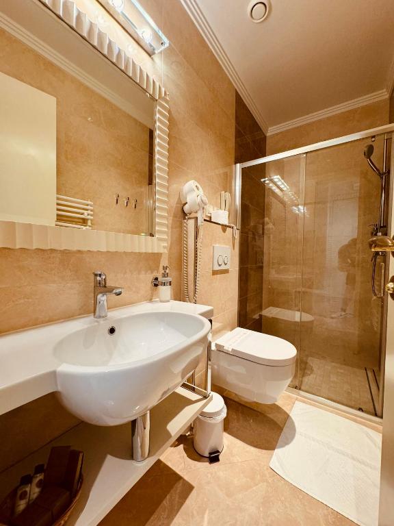 Koupelna v ubytování Boutique Hotel Oasi