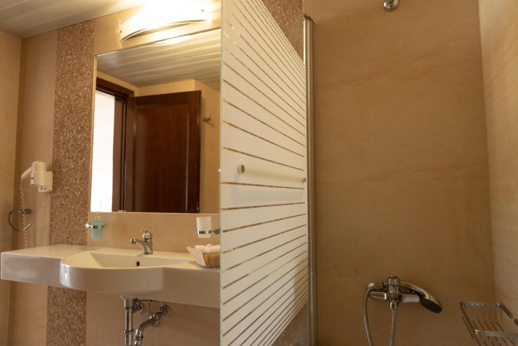 Koupelna v ubytování Hotel Astron Princess