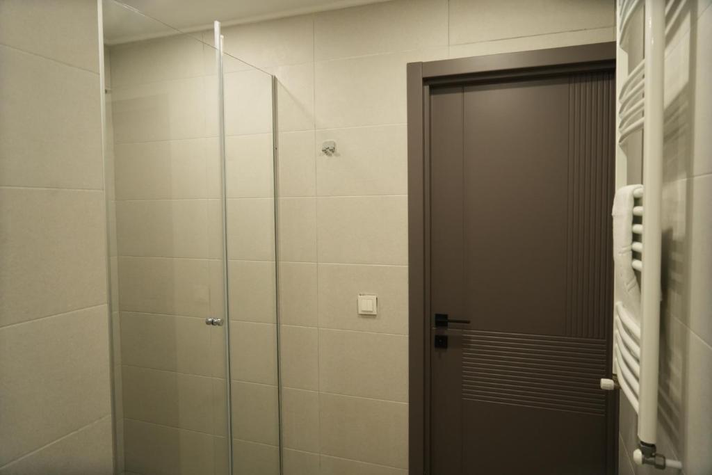 Koupelna v ubytování Eikon Apartments Abastumani