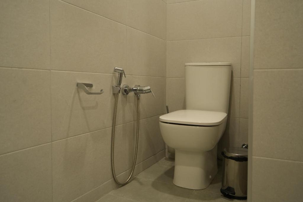 Koupelna v ubytování Eikon Apartments Abastumani