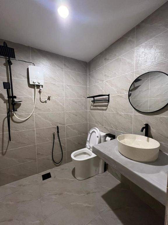 Koupelna v ubytování Hotel Seri Kangsar KK Hotel