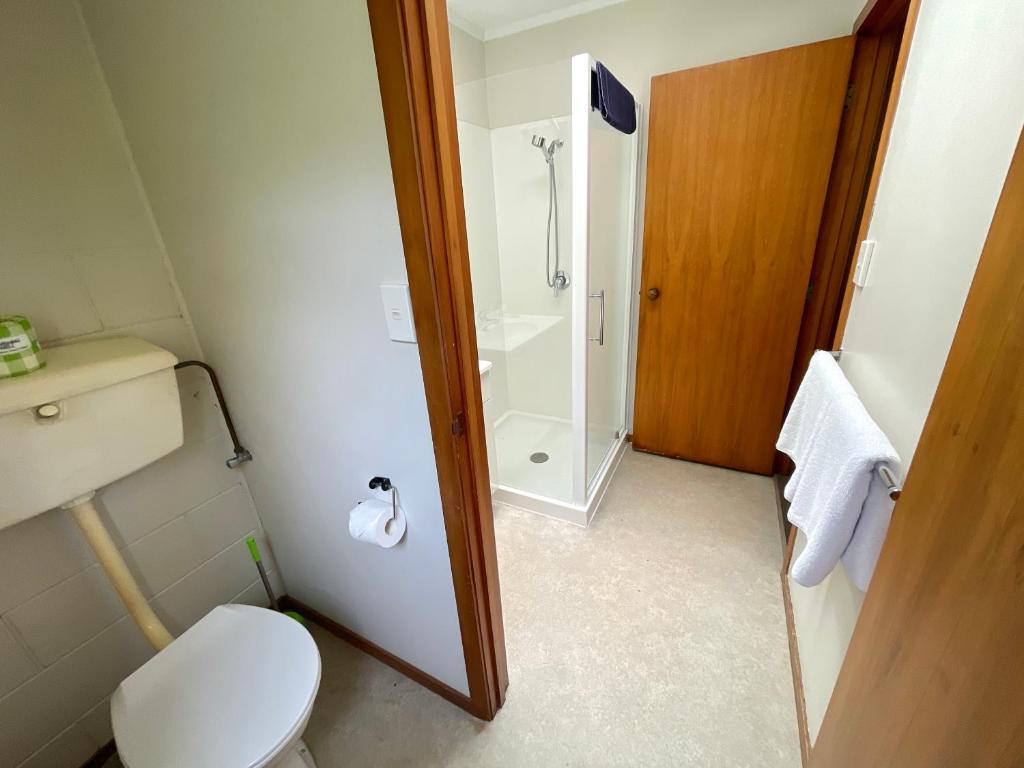Koupelna v ubytování Browns Bay Olive Tree - Pet Friendly Family Apartment