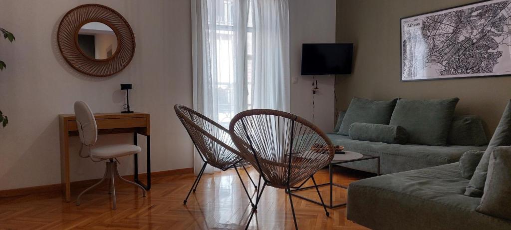 Posedenie v ubytovaní Modita Boutique Apartments