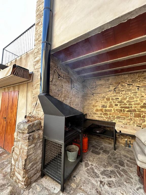 Patio alebo iná vonkajšia časť ubytovania Cal Bertran
