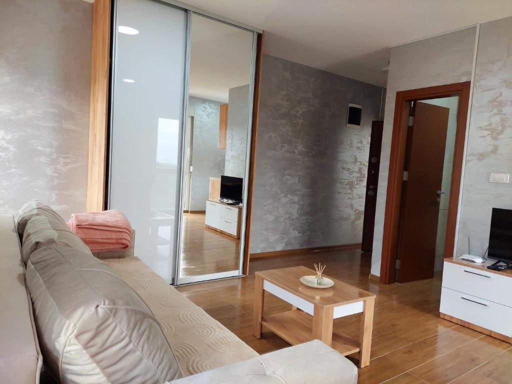 Un televizor și/sau centru de divertisment la Apartmani DIVČI TRON 12