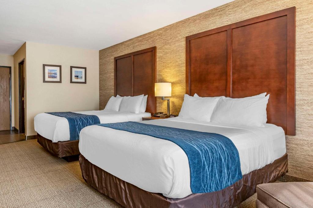 Comfort Inn Ludington near US-10 - Queen Room Met Twee Queensize Bedden - Niet -roken