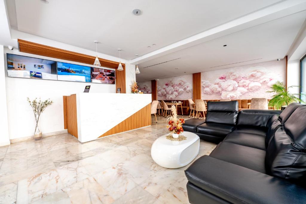 Posezení v ubytování Family Aparthotel