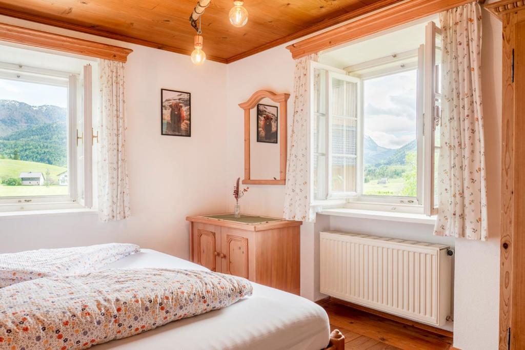 Postel nebo postele na pokoji v ubytování Payrgut