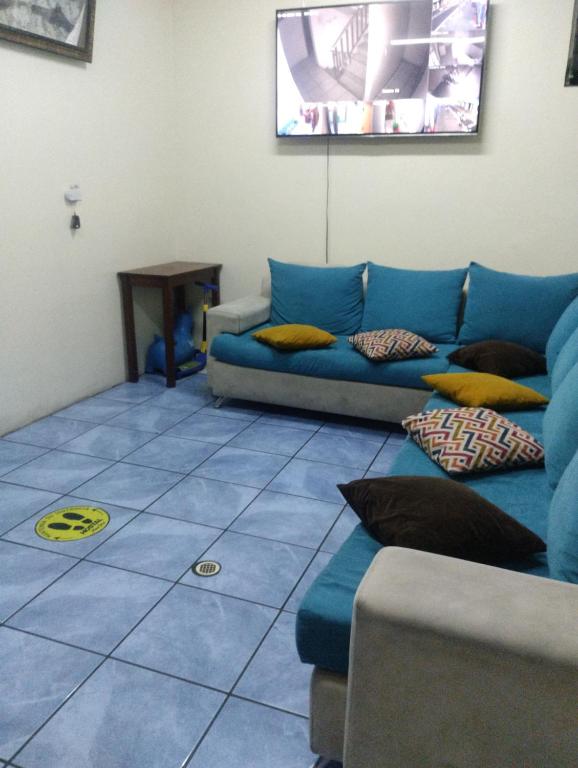 Posezení v ubytování Hostal mariajose baños