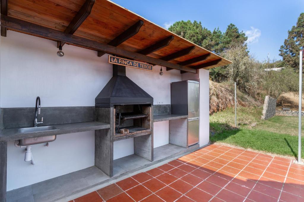 Kuchyňa alebo kuchynka v ubytovaní La Finca de Teror
