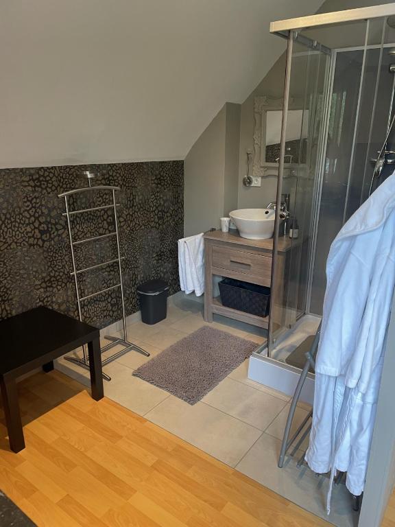 Koupelna v ubytování B&B Le calme sur les hauteurs de Spa