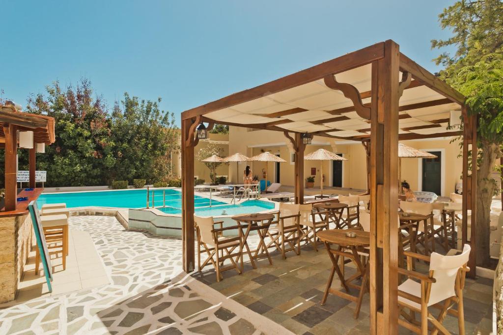 Basen w obiekcie Kyra Panagia Hotel lub w pobliżu