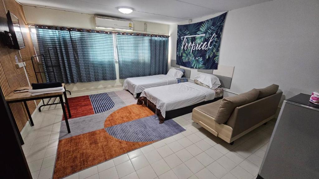 impact challenger ห้องพักรายวัน เมืองทองธานี ตึก C5 - Salle Familiale