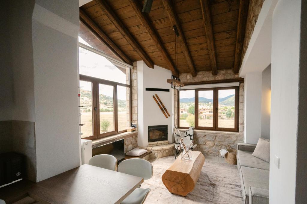 Posezení v ubytování Cloud9 Chalet