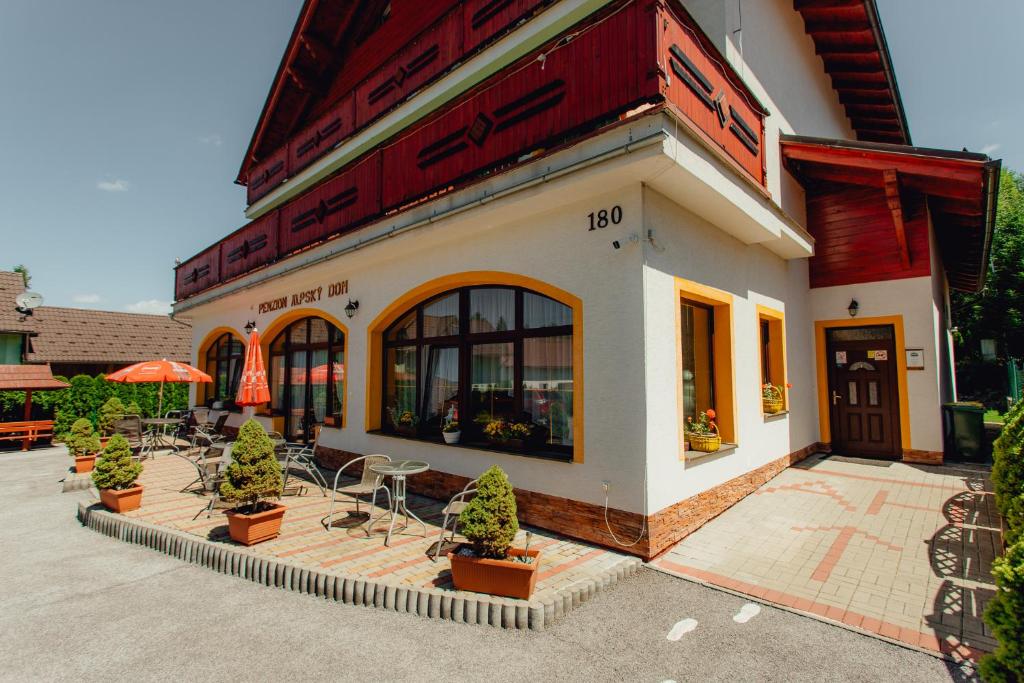 Budova, kde se penzion nachází