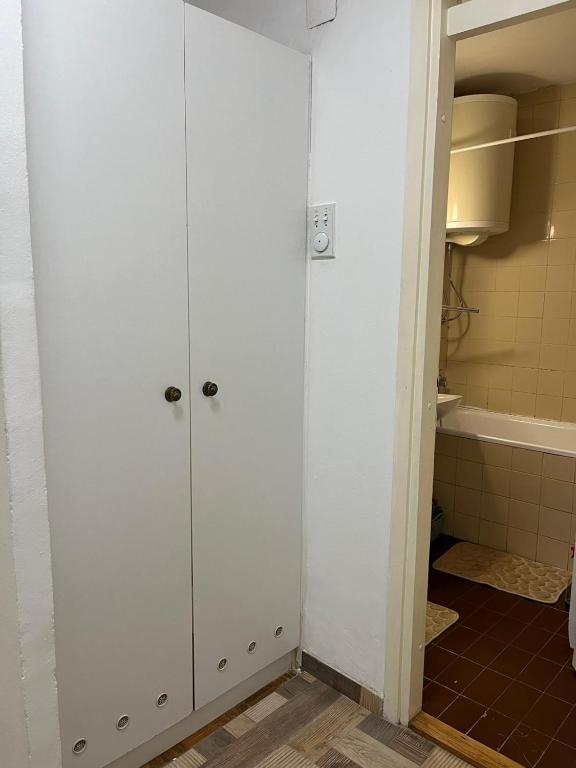 Koupelna v ubytování Apartman Tejsi