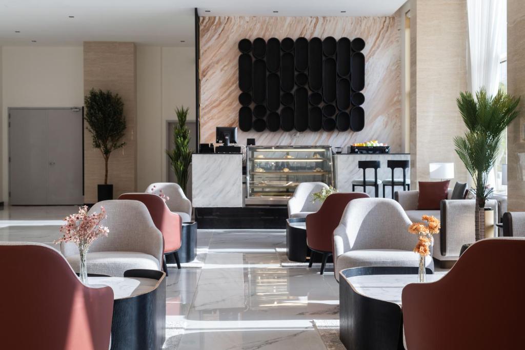 Kuchyň nebo kuchyňský kout v ubytování Enala Hotel- Umluj