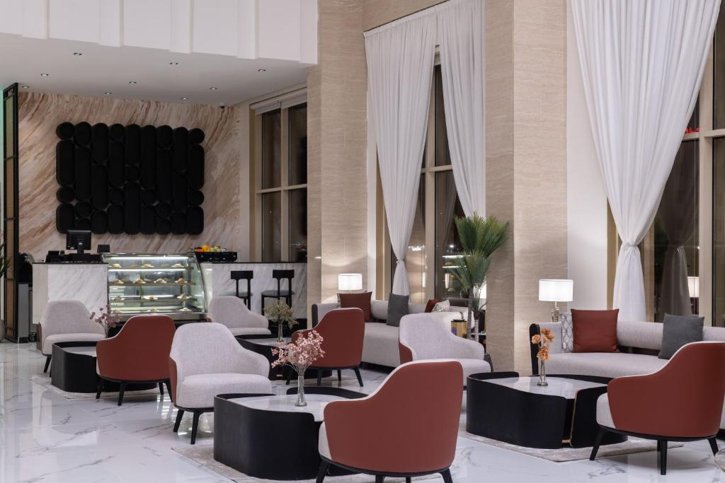 Posezení v ubytování Enala Hotel- Umluj