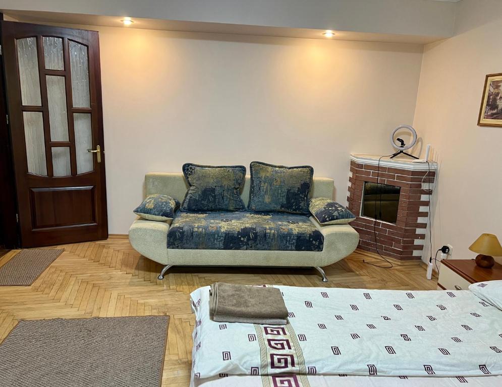 Zona d'estar a Apartment Oksi