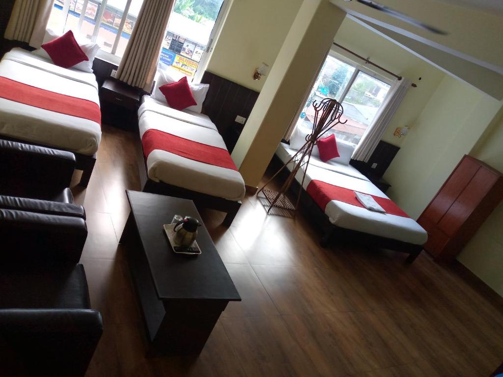 Rúm í herbergi á Hotel My Dream