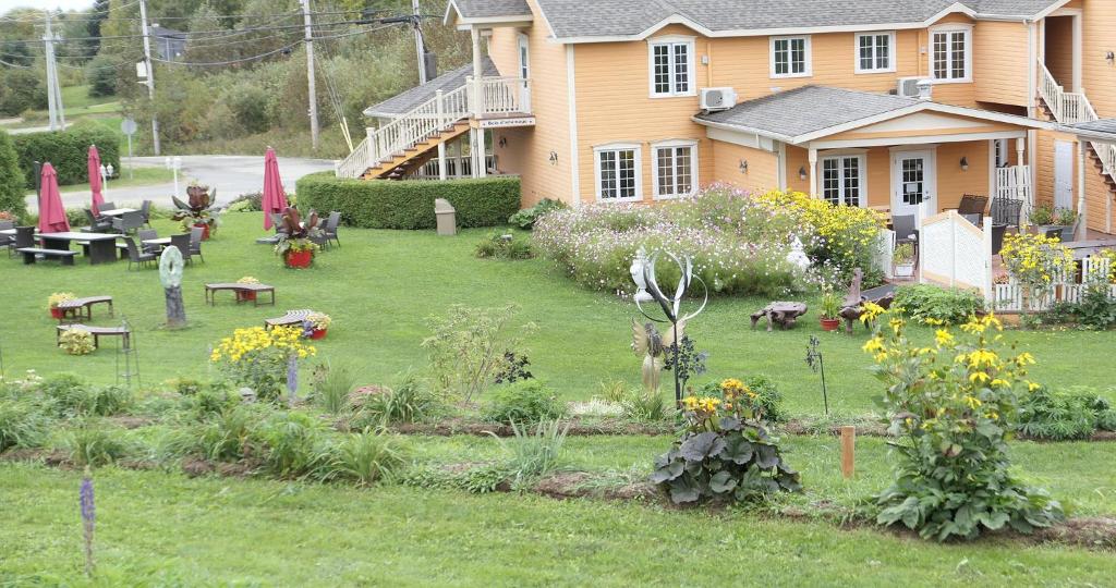 Zahrada ubytování Auberge La Daïna