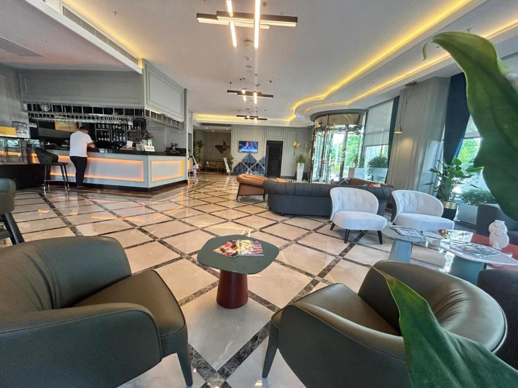 Posezení v ubytování Four Points Flex by Sheraton Antalya Lara
