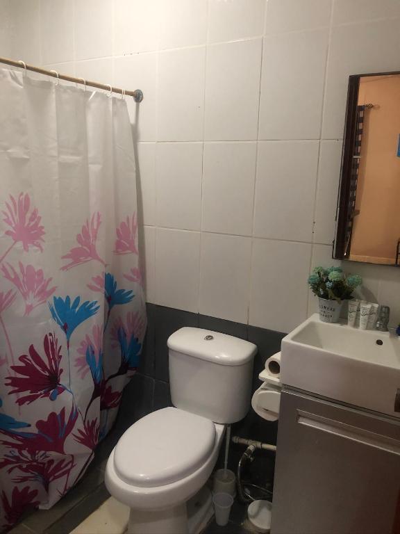 Koupelna v ubytování Tucan