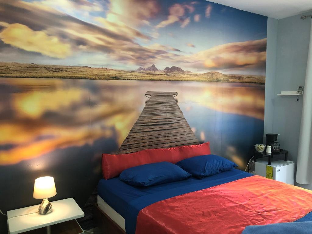 Postel nebo postele na pokoji v ubytování Tucan