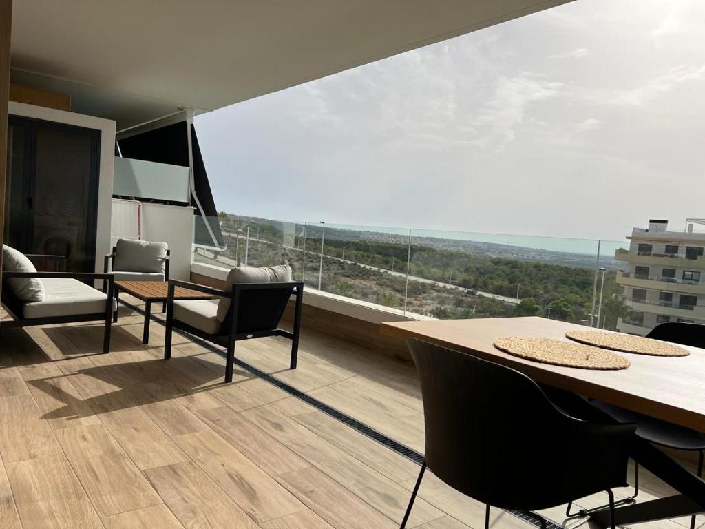 Balkón nebo terasa v ubytování Claudia Luxury