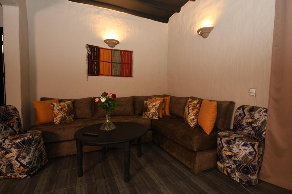 Posezení v ubytování Agyad Maroc Appart-Hotel