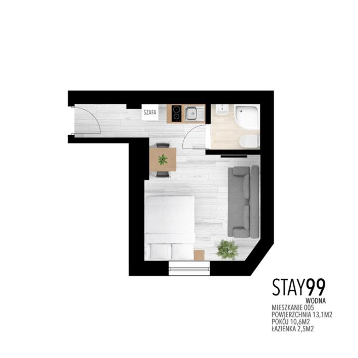 Kuchyňa alebo kuchynka v ubytovaní Stay99 Apart