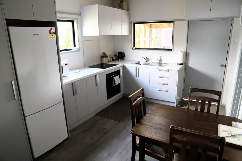 Køkken eller tekøkken på Catnap Cottage