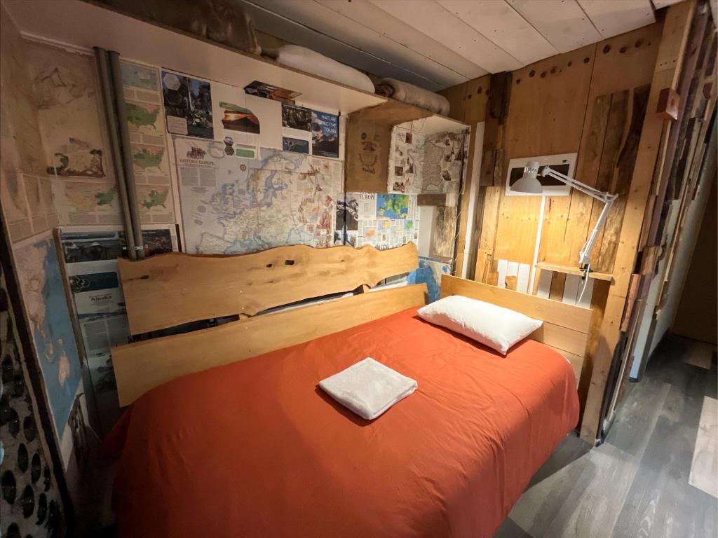 Postel nebo postele na pokoji v ubytování La Colmena eco lodge